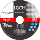 LOCH 125mm x 1.0mm Thin Inox Cutting Disc